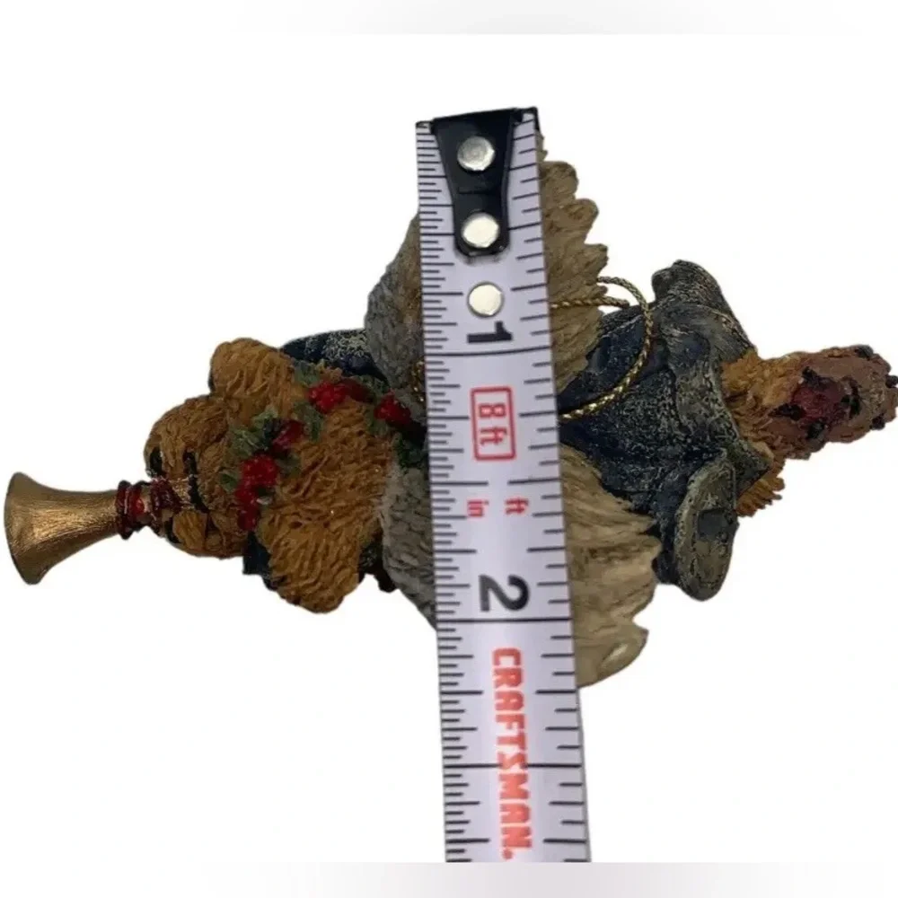Boyd’s Bears & Friends Folkstone Retired 1996 Faith Angel Wing Bear With Trumpet